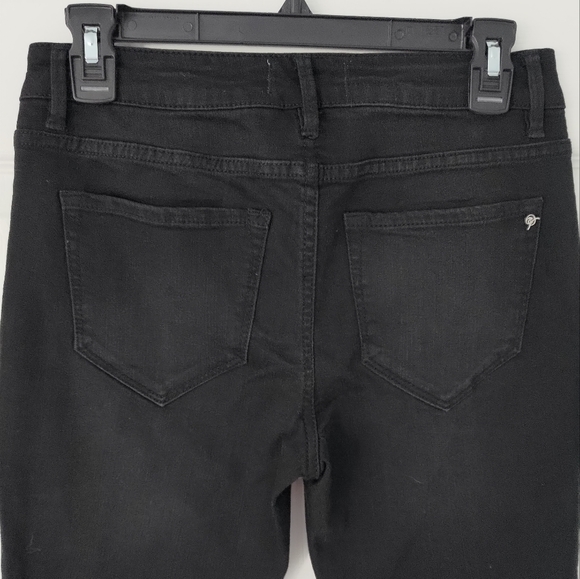 Rachel Roy denim Black Capri jeans - Picture 2 of 5